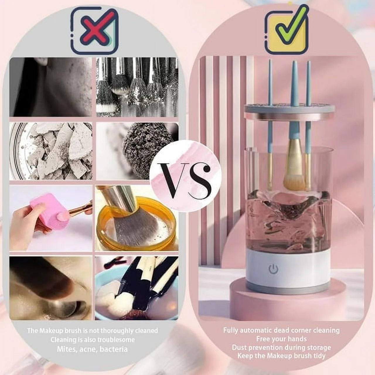 Electric Makeup Brush Cleaner Machine